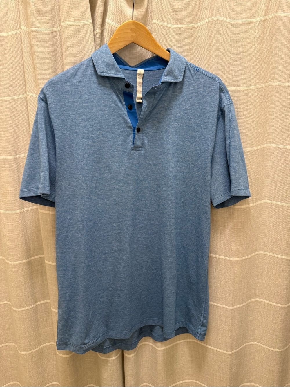 lululemon athletica Light Blue Men's Polo Shirt